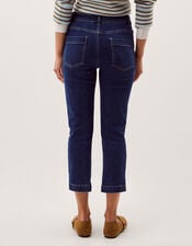 Idabella Slim Cropped Jeans, Blue (INDIGO), large