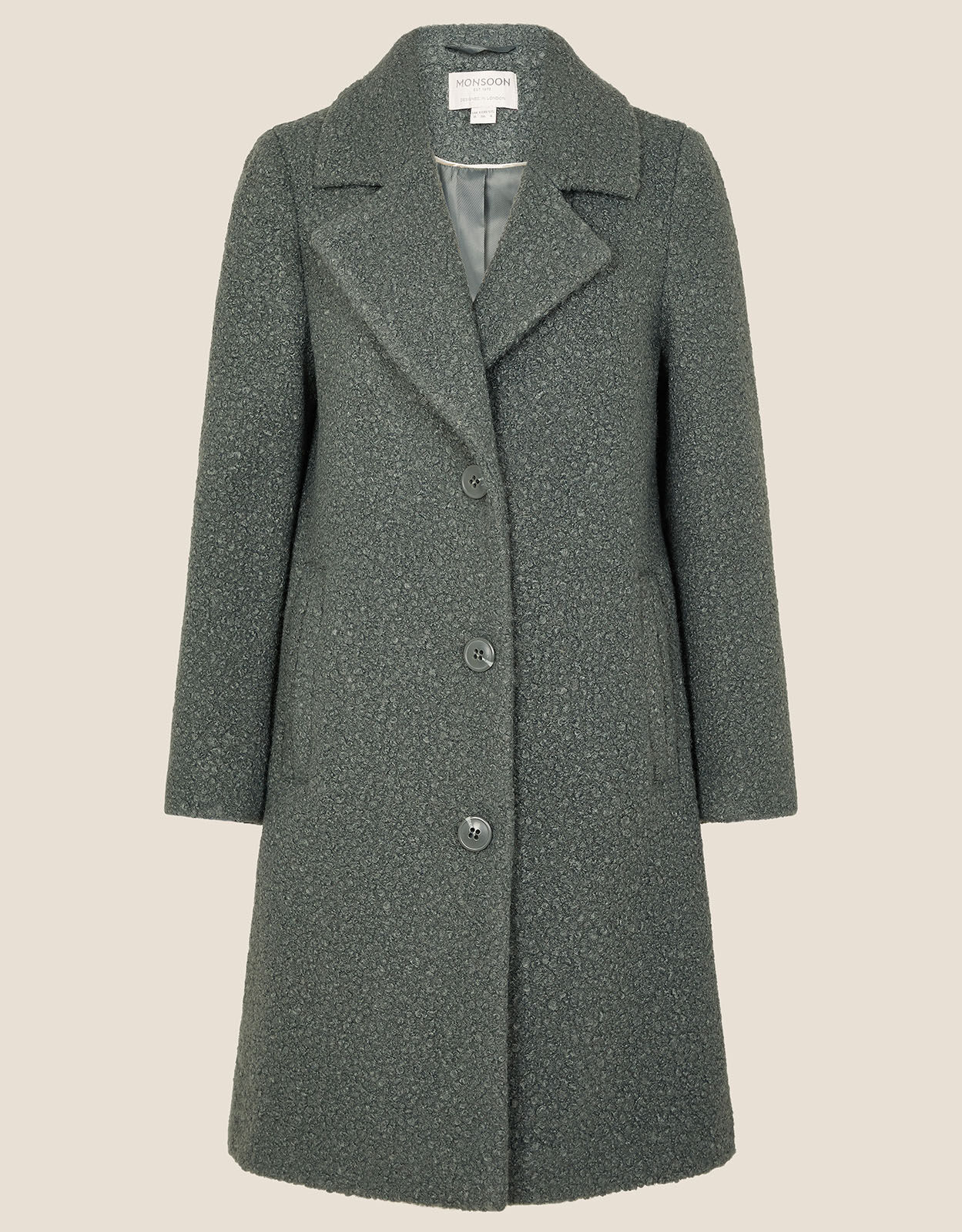 Bella Boucle Coat Green