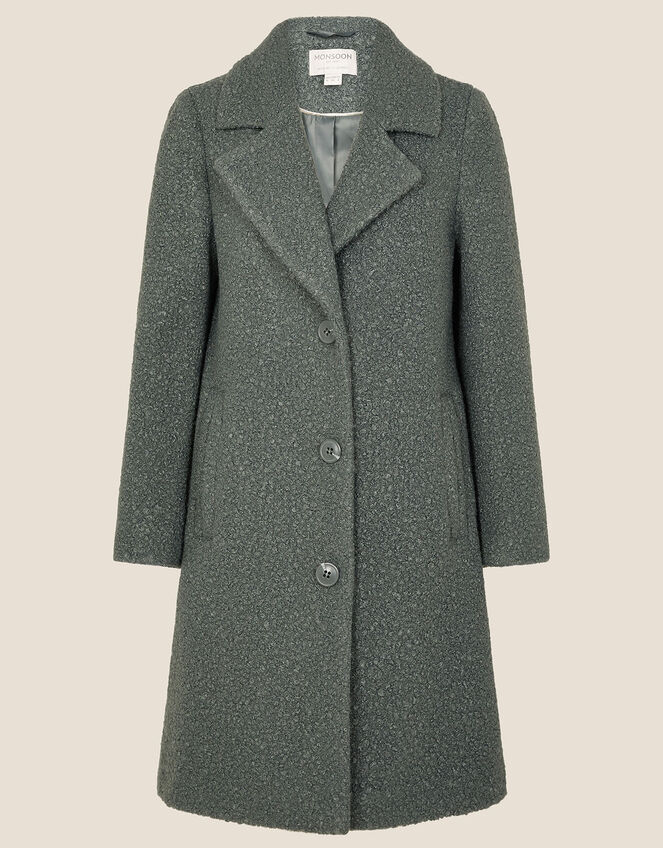 Bella Boucle Coat, Green (GREEN), large