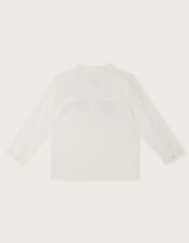 Embroidered Kurta , Ivory (IVORY), large