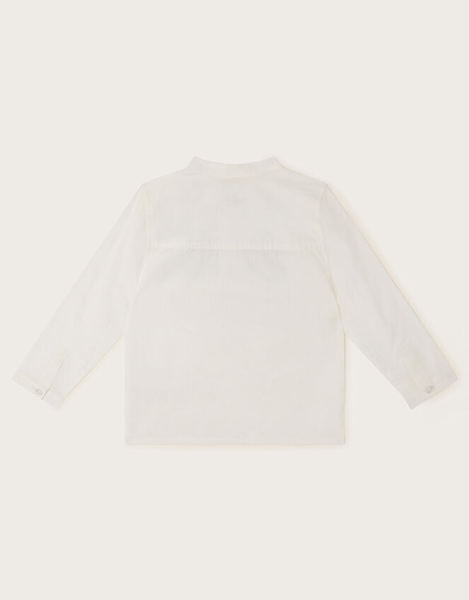 Embroidered Kurta , Ivory (IVORY), large