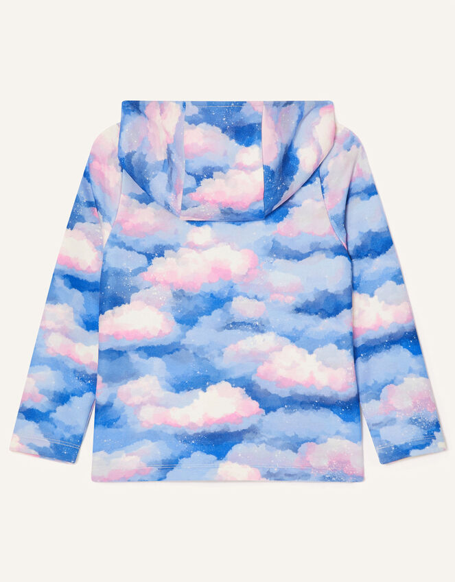 Sequin Star Cloud Print Hoody, Multi (MULTI), large