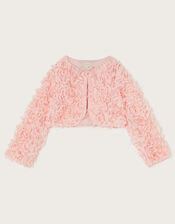 3D Rose Cropped Jacket, Pink (PINK), large