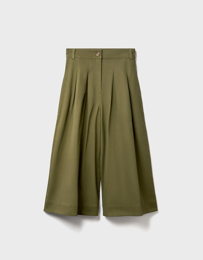 East Rosie Cotton Twill Trousers, Green (GREEN), large