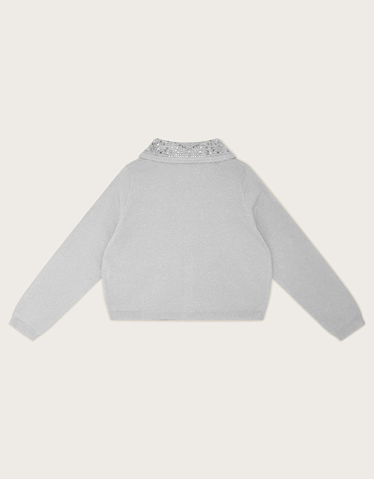 Girls rattly Silver Bolero Cardigan