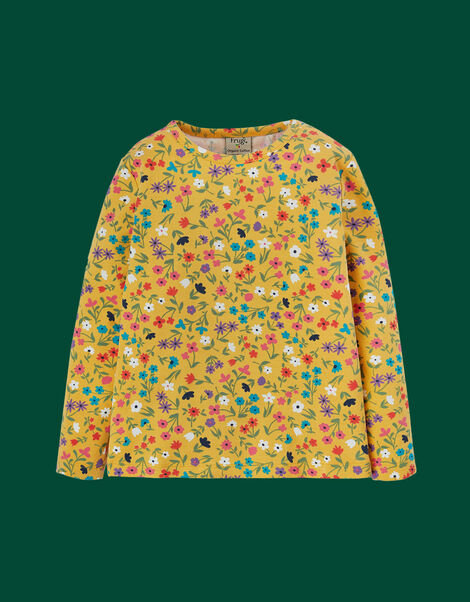 Frugi Bryher Top Yellow, Yellow (YELLOW), large