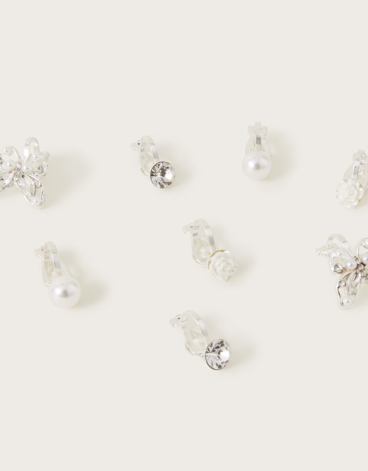 Clip on bridesmaid earrings best sale