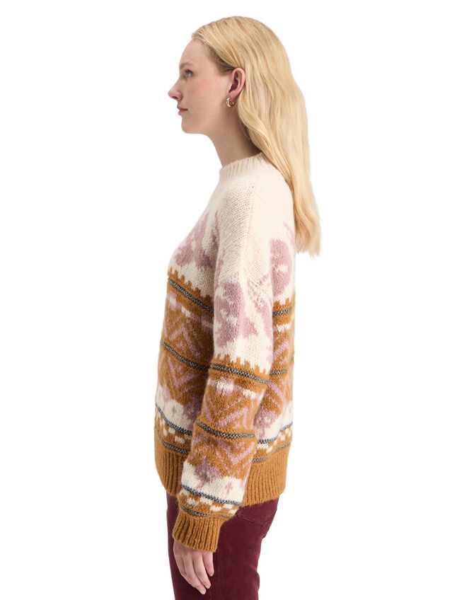 Scotch and Soda Metallic Fair Isle Jumper, Multi (MULTI), large