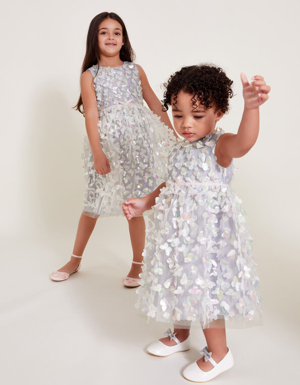 Baby Luella Iridescent Butterfly Dress, Purple (LILAC), large