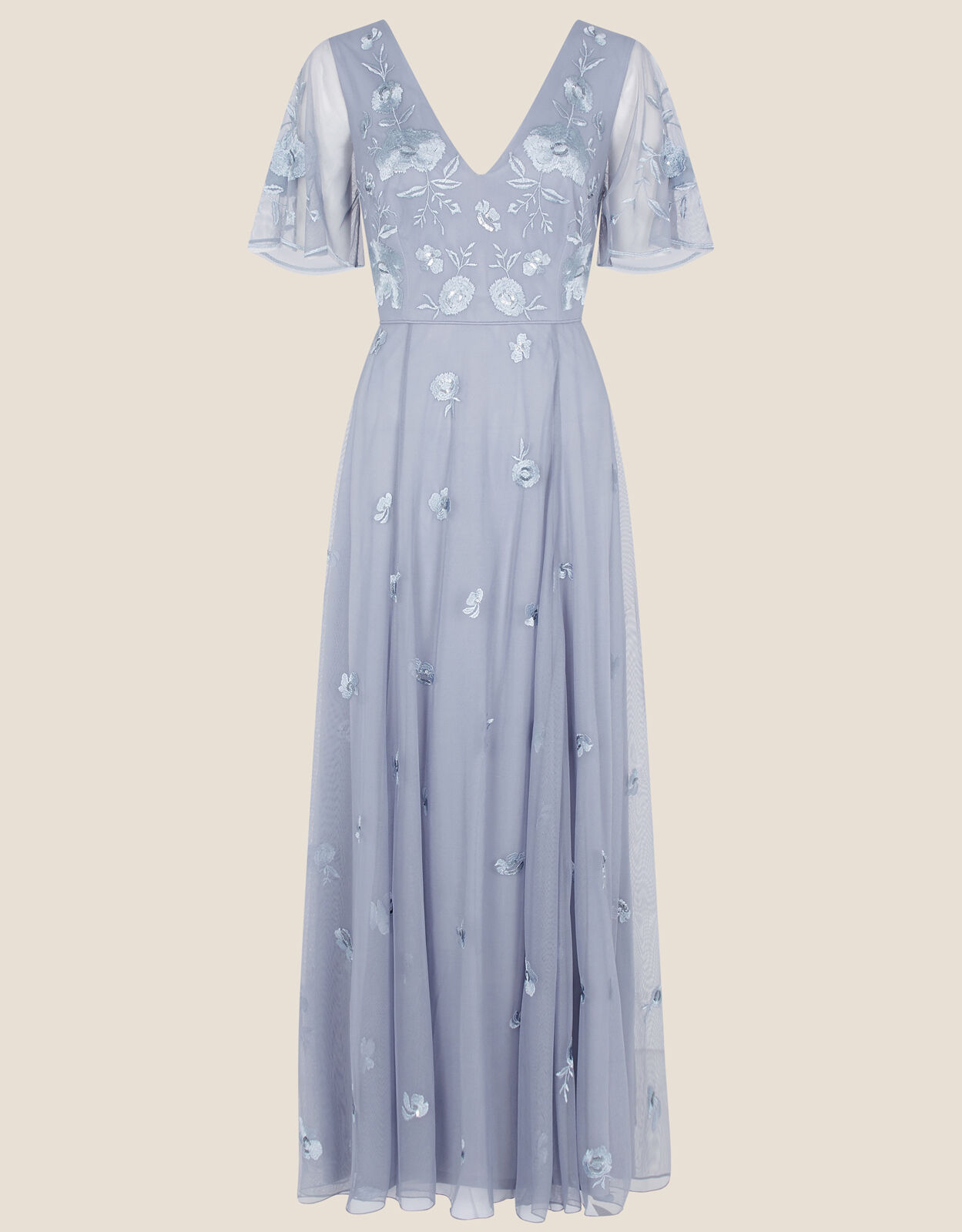 Monsoon light blue dress 2025