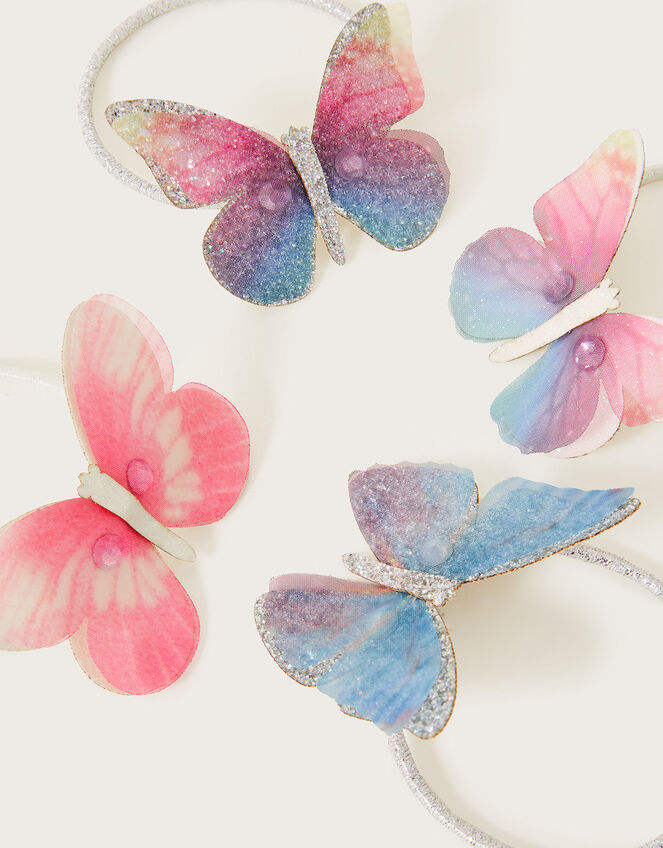 Butterfly Hair Bands 4 Pack, , large
