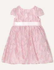 Baby Butterfly Jacquard Dress , Pink (PINK), large