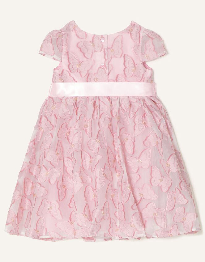 Baby Butterfly Jacquard Dress , Pink (PINK), large