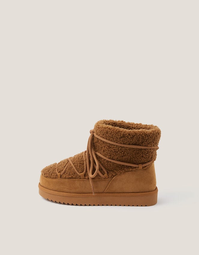 Dola Borg Lace Up Ankle Boots, Tan (TAN), large