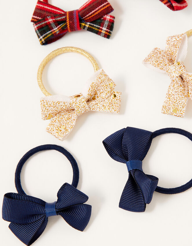 School Bow Hair Band Set, , large