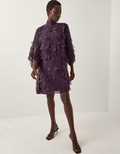 Cassidy Sparkle Appliqu&eacute; Jacket, Purple (PURPLE), large