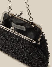 Taylor Beaded Bag , Black (BLACK), large