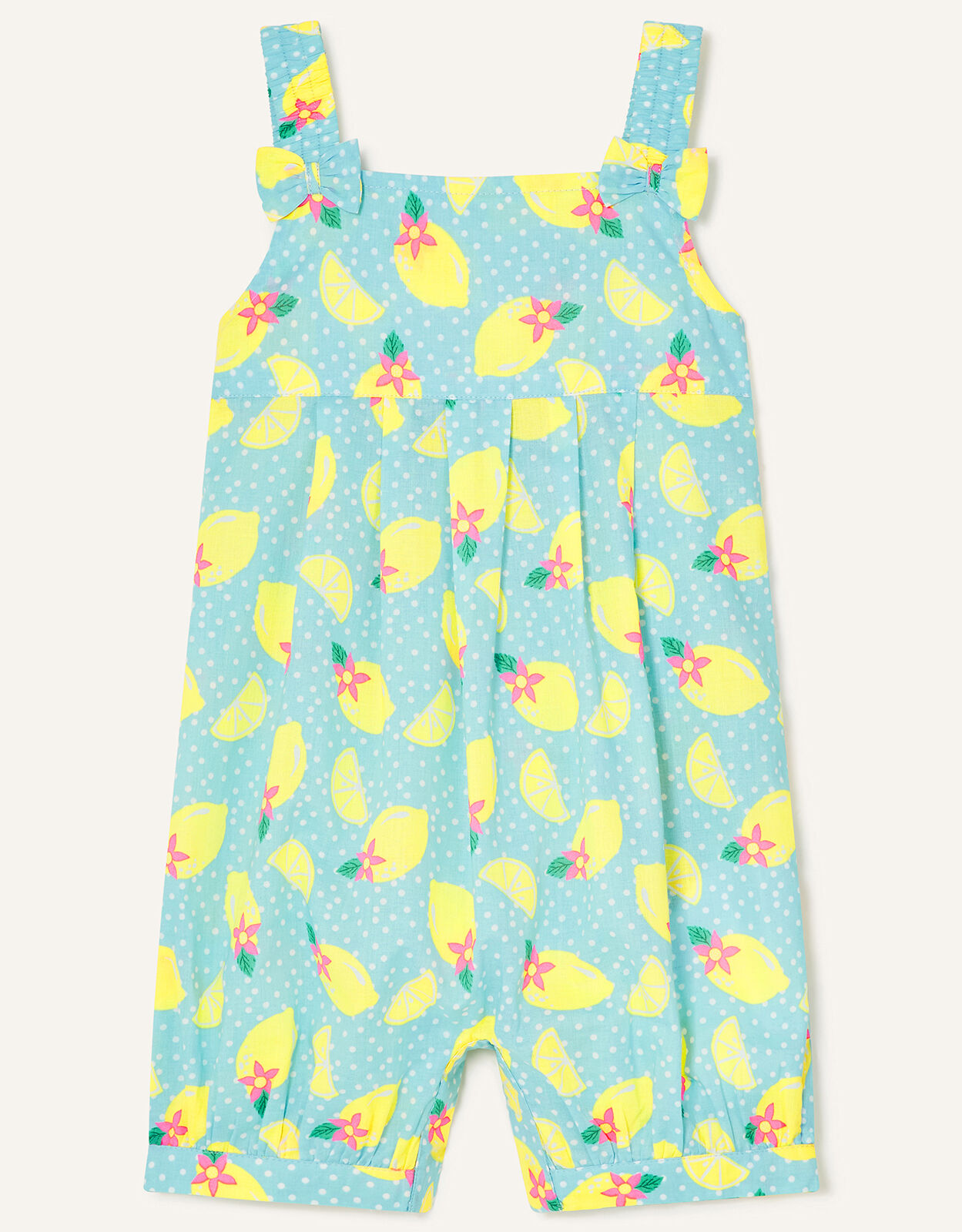 Baby Lemon Print Romper Yellow Baby Girl Outfits Rompers Monsoon Global