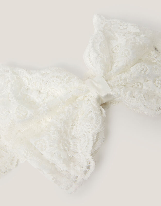 Bow Lace Bando Headband, , large