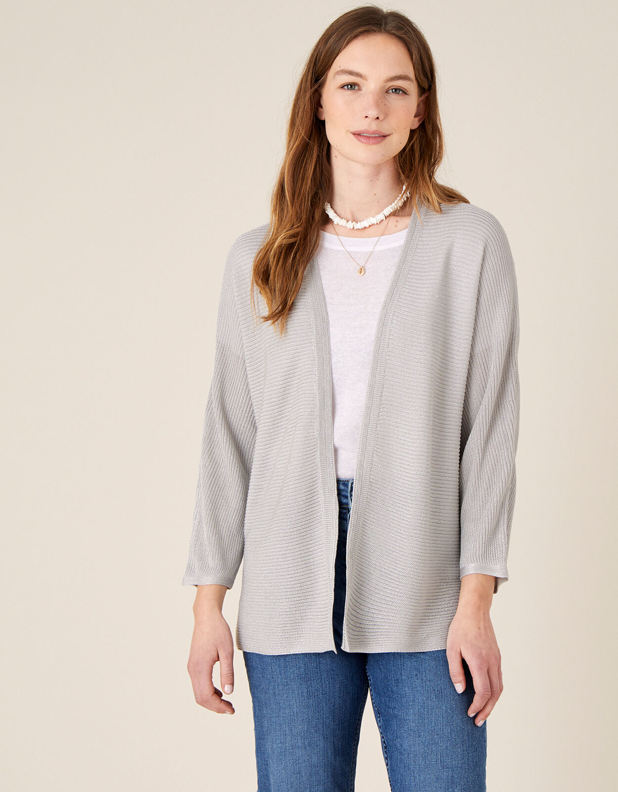Women's silver cardigan 2025