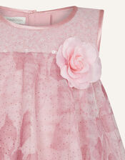 Baby Lara Rose Print Flare Dress, Pink (PINK), large