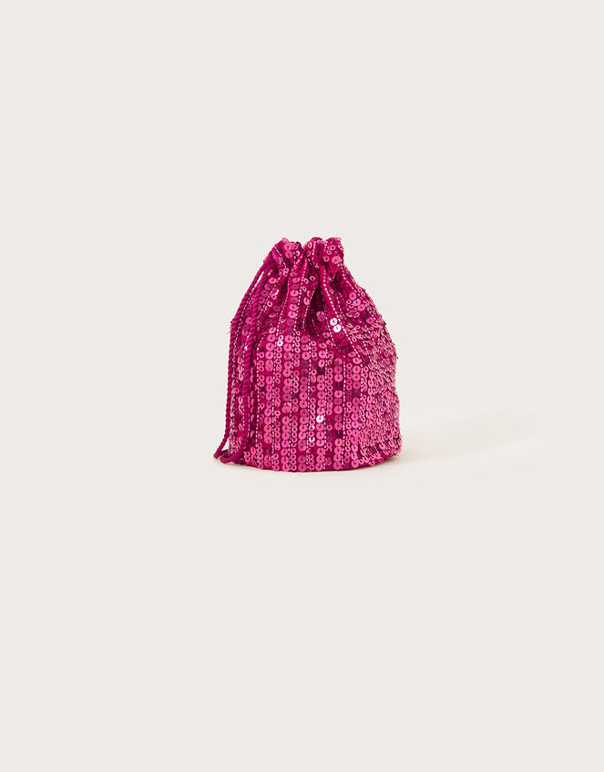 Sequin Pouch Bag, , large