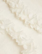 Flora Corsage Trim Cardigan, Ivory (IVORY), large