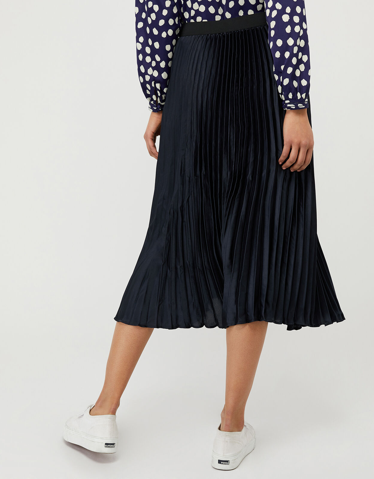 Monsoon penny pleated skirt clearance
