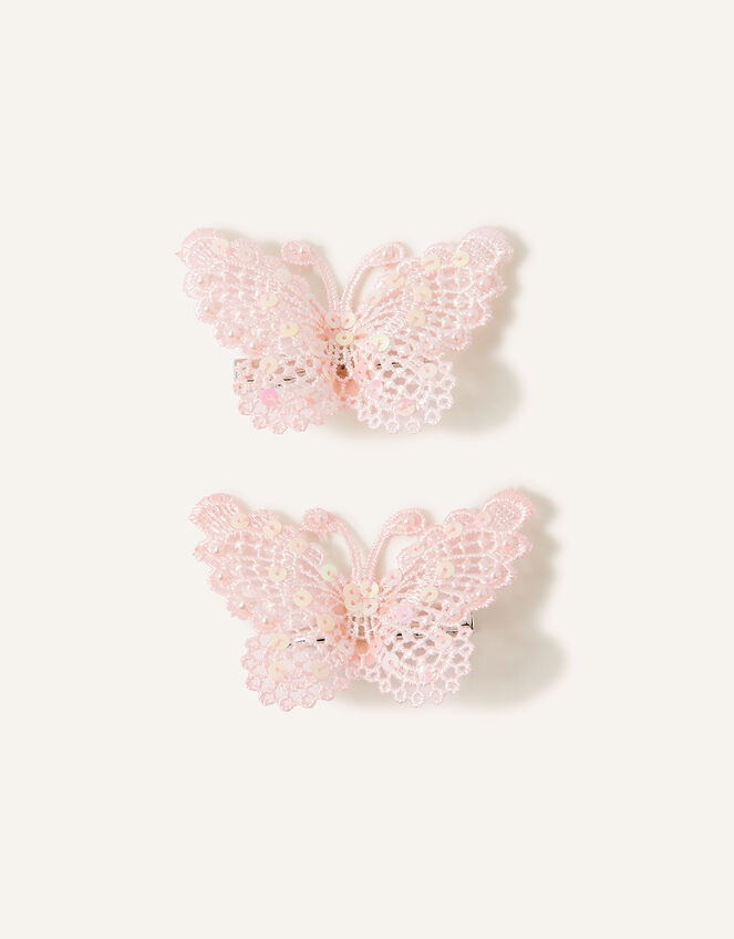 Embellished Butterfly Clips, , large