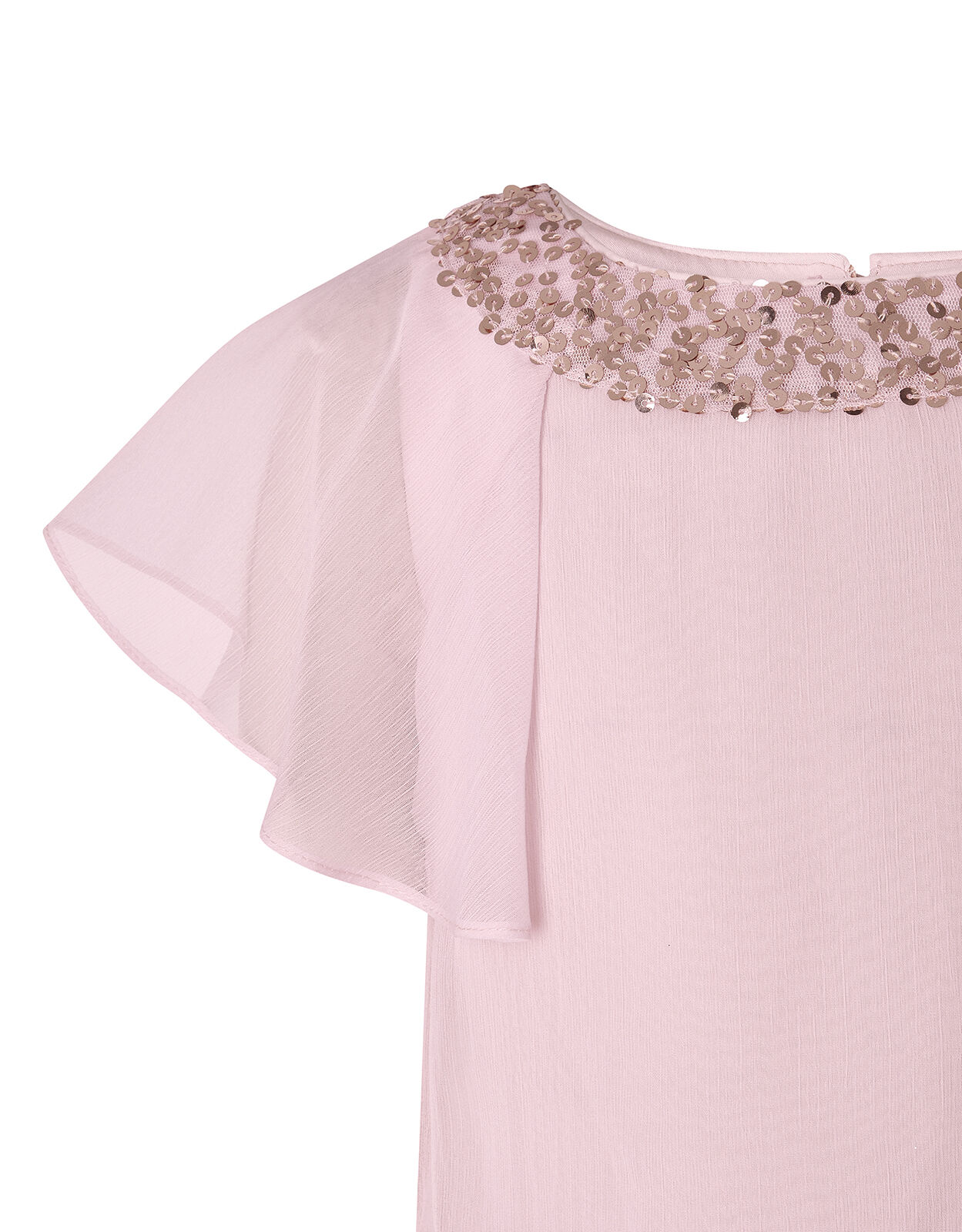 Meghan Sequin Floaty Top Pink