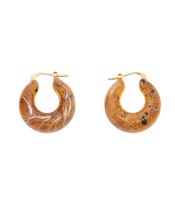 East Bernstein Marble Circlet Earrings, , large