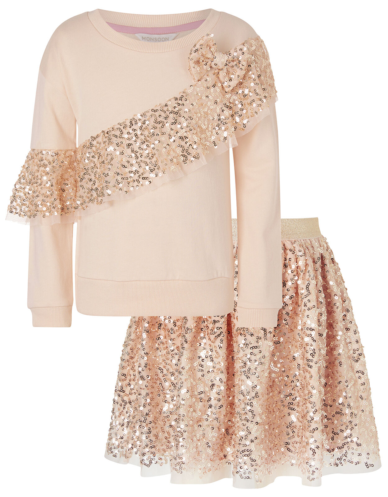 Gold sequin sweatshirt hot sale
