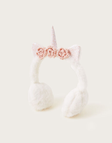 Flower Unicorn Earmuffs, , large