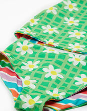 Frugi Tegan Reversible Tankini Set, Multi (MULTI), large