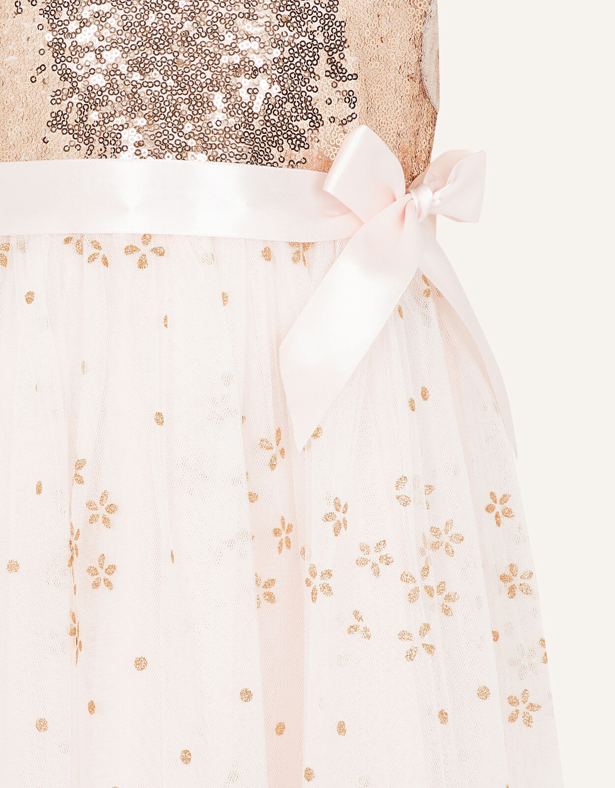 Daisy Sequin Maxi Dress Pink