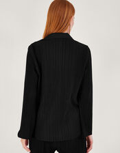 Peta Plisse Top, Black (BLACK), large