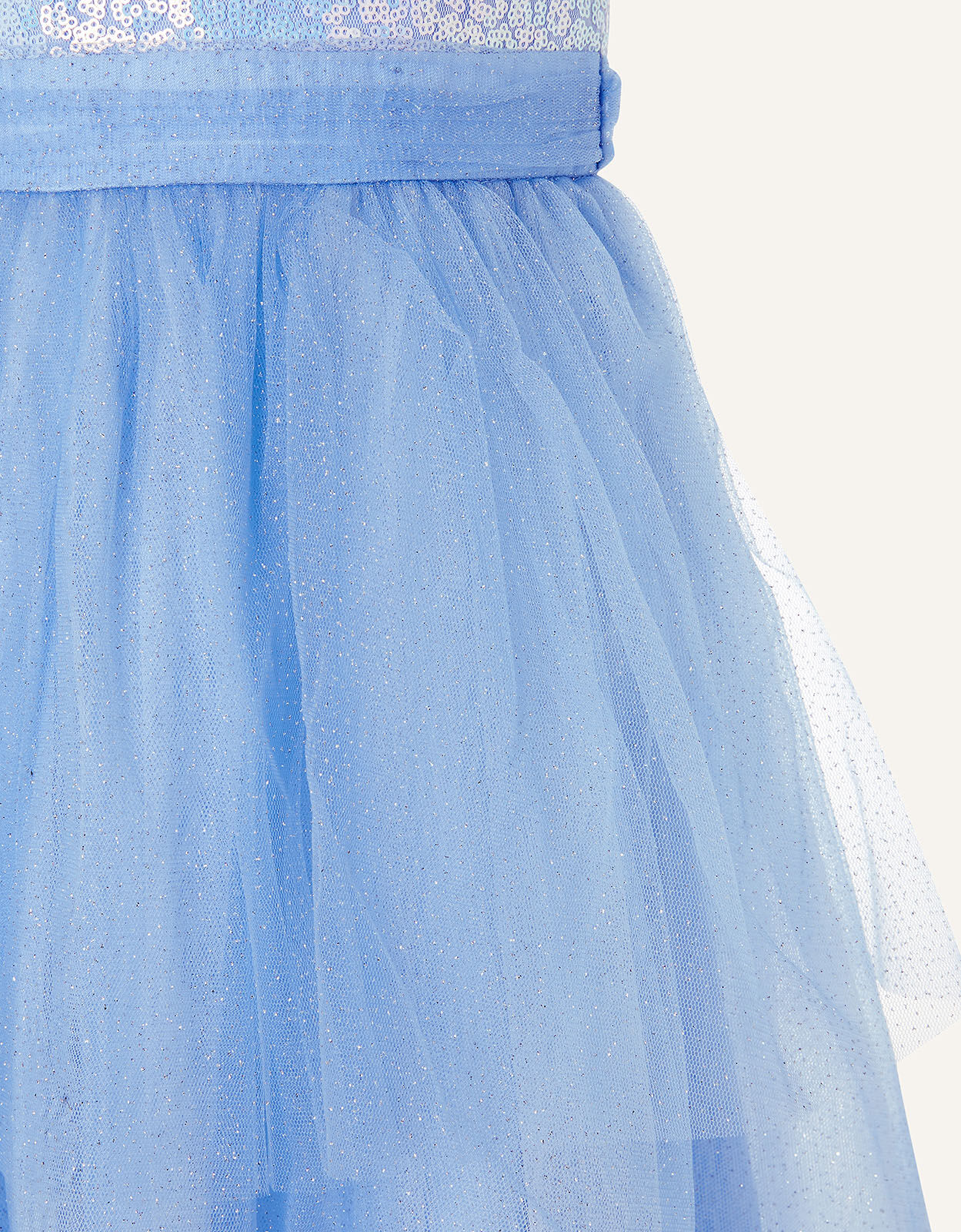 sequin tulle maxi dress