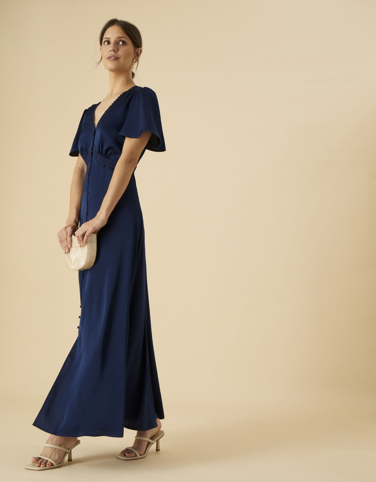 Monsoon satin dress outlet