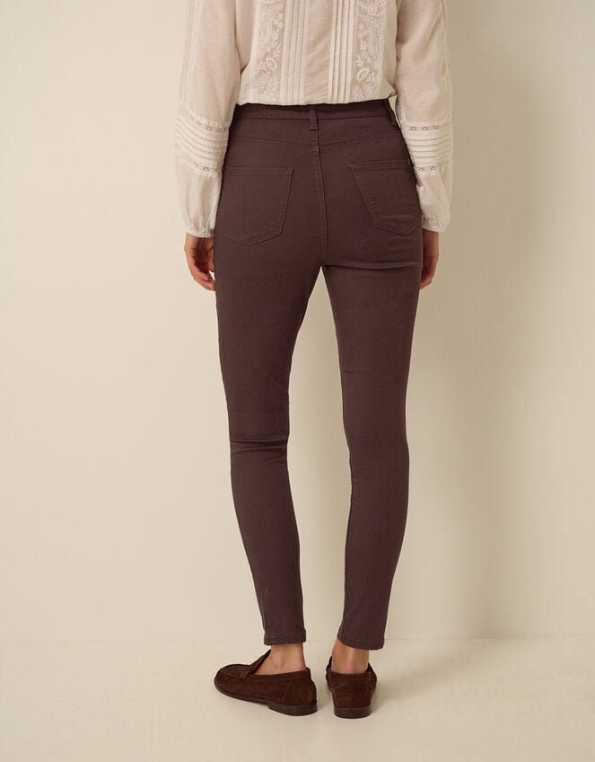 Nadine Skinny Jeans, Brown (CHOCOLATE), large