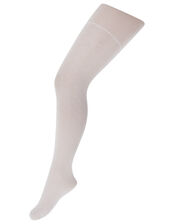 Bridal Spot Tights, White (WHITE), large