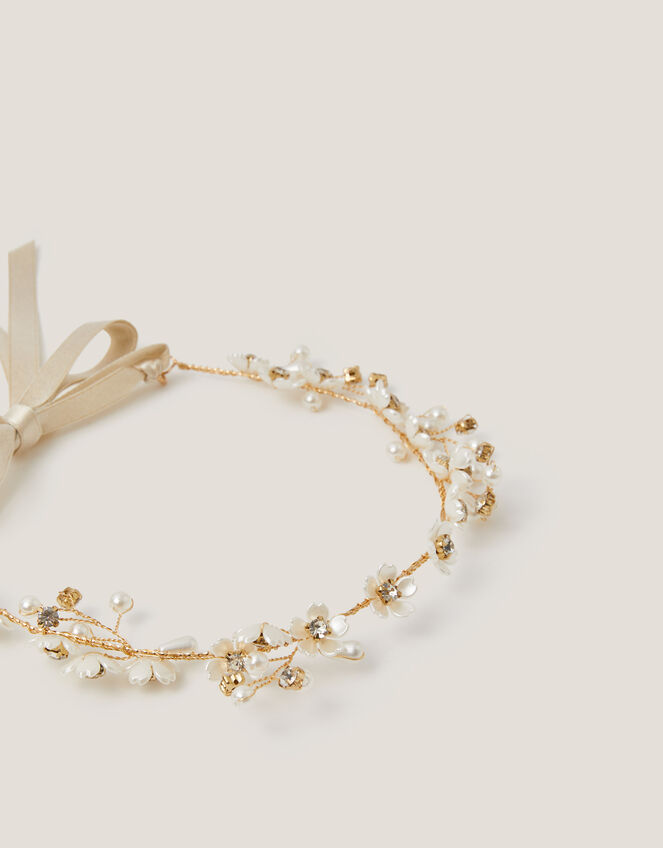Pearl Flower Crown, , large