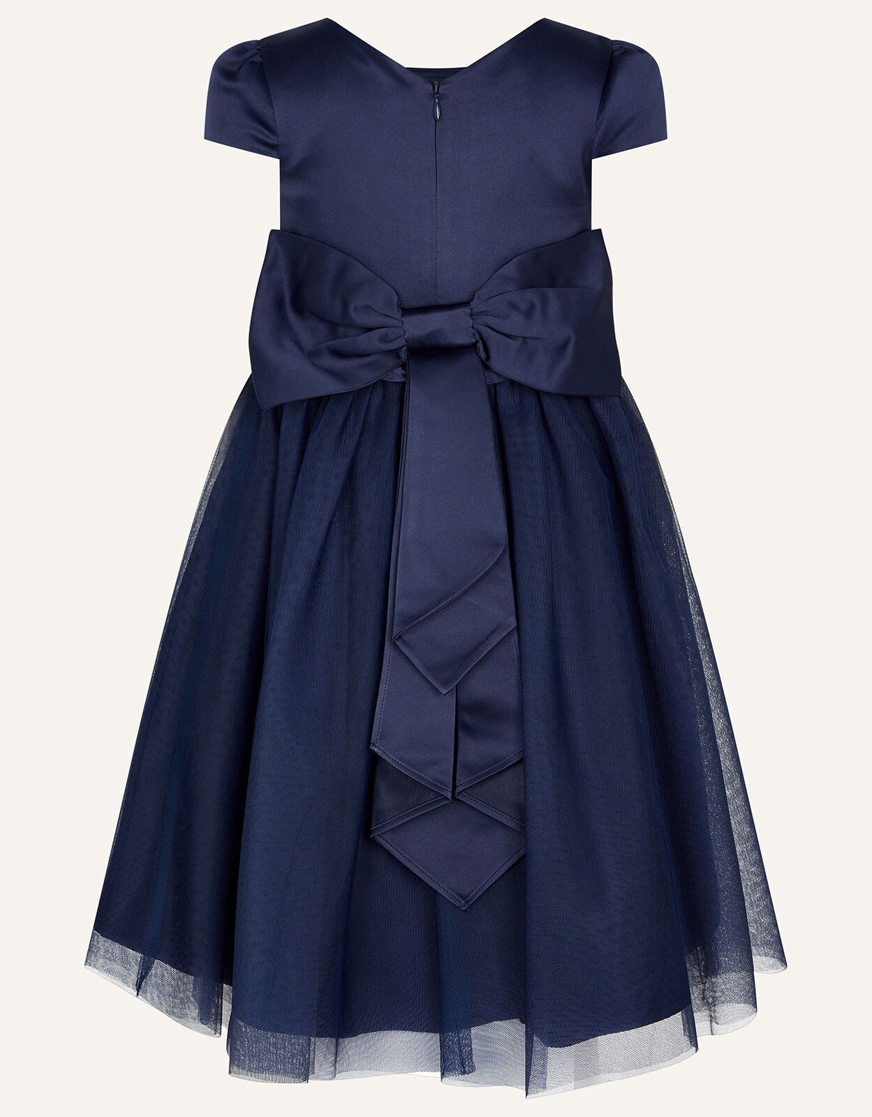 Girls navy bridesmaid dress sale