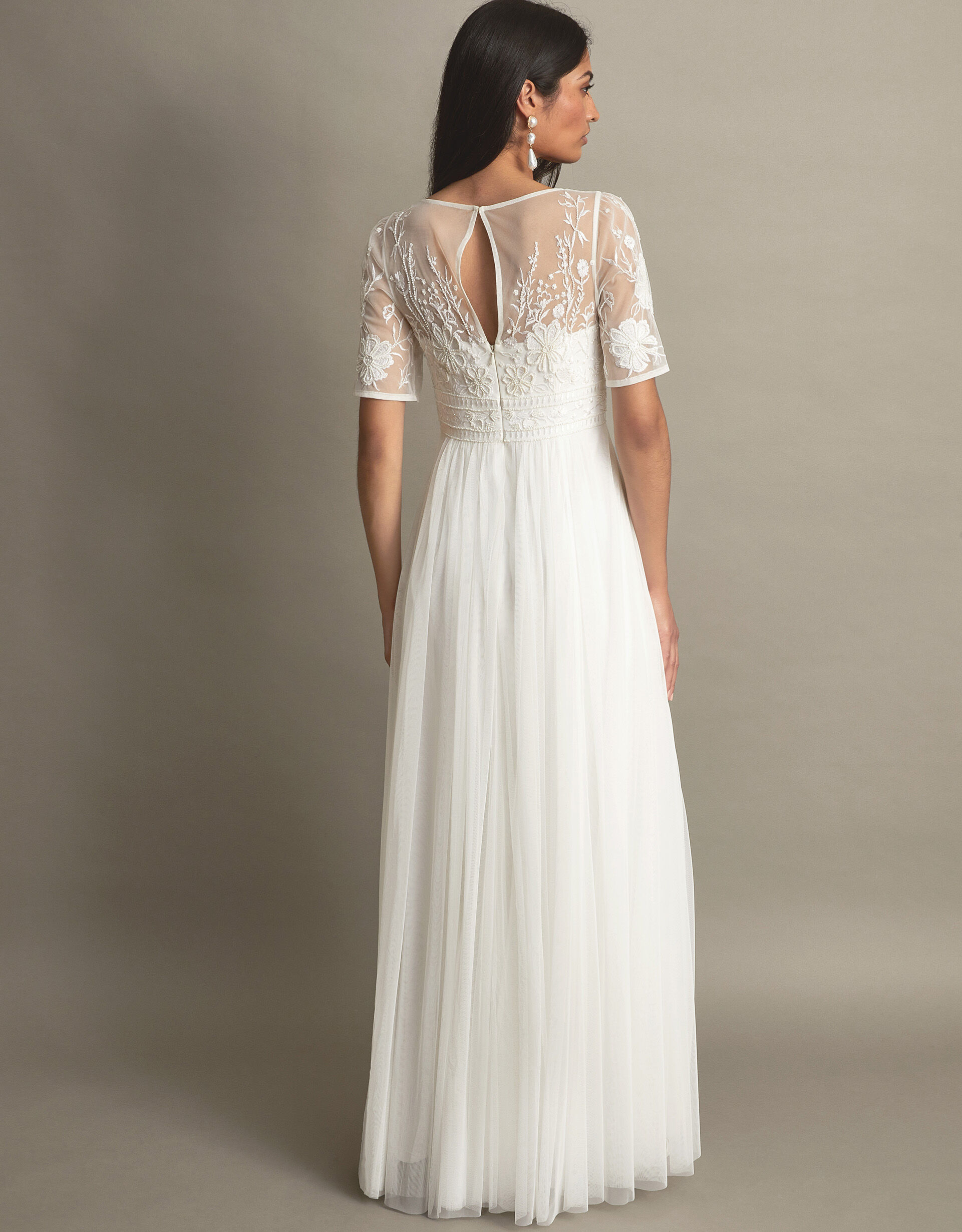 Monsoon grecian sales style wedding dress