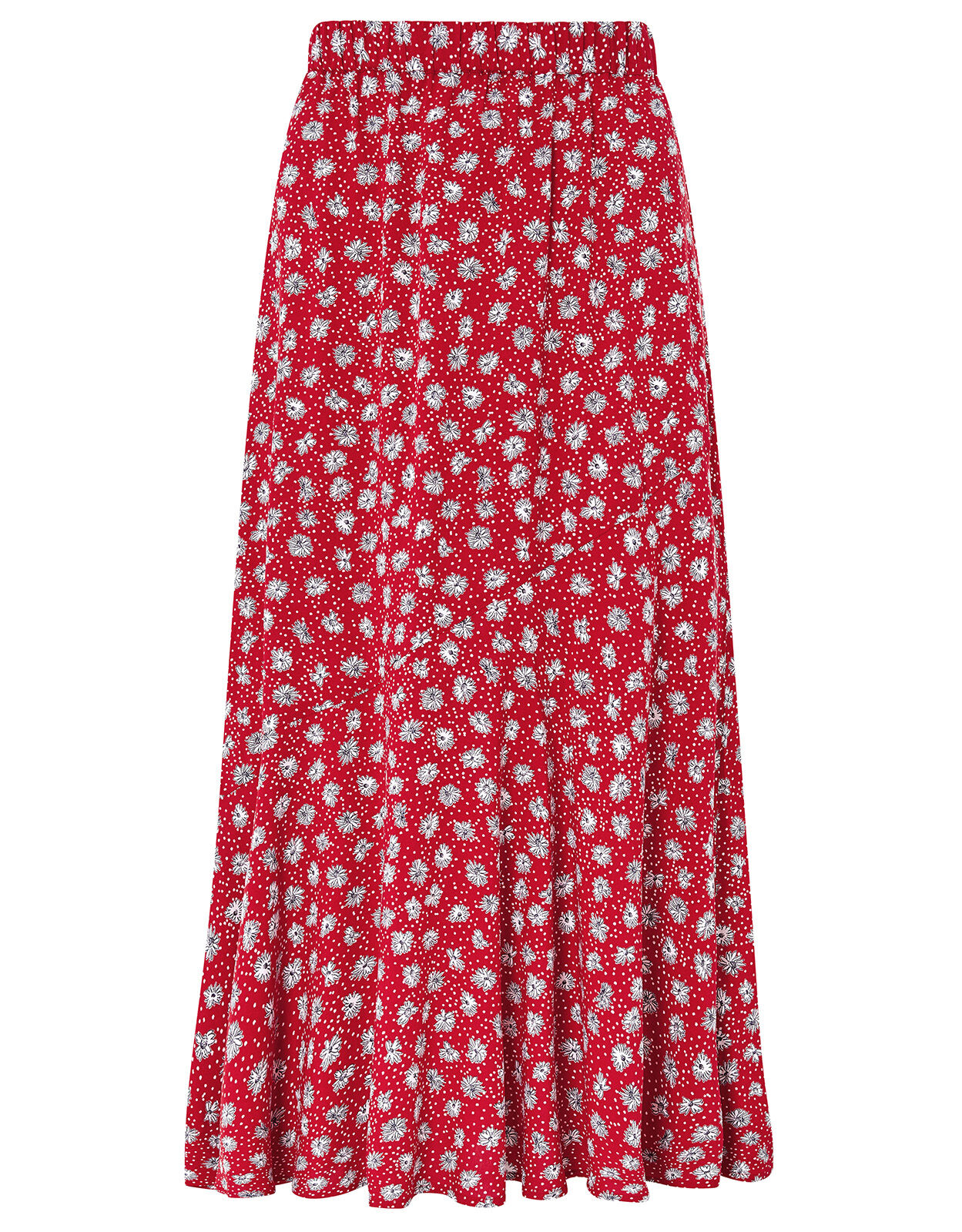 Monsoon red shop maxi skirt