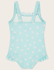 Baby Animal Holiday Swimsuit, Blue (TURQUOISE), large