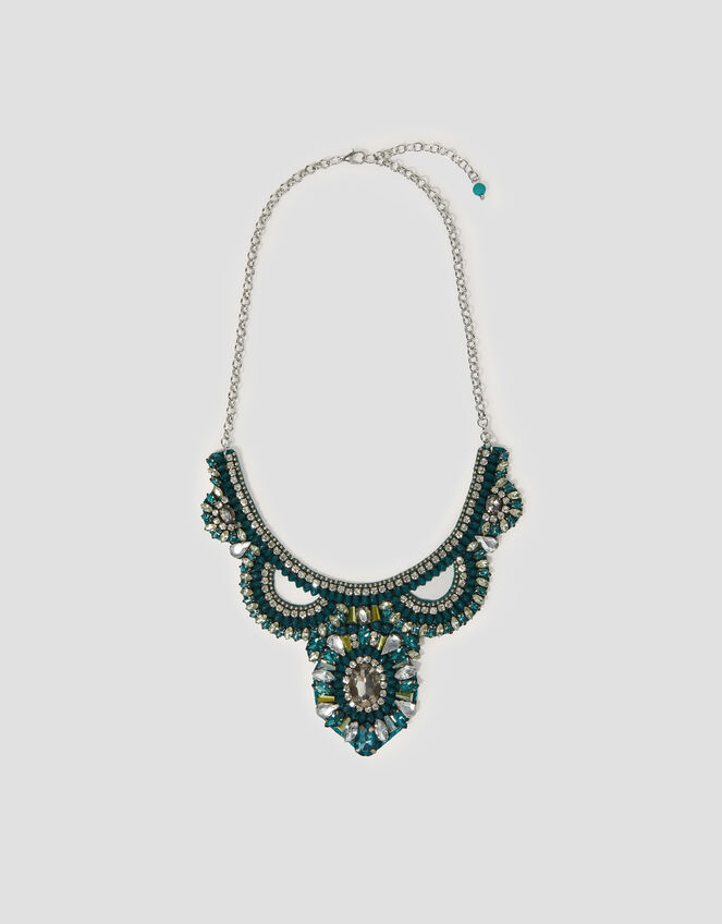 Gemstone Collar Necklace, , large