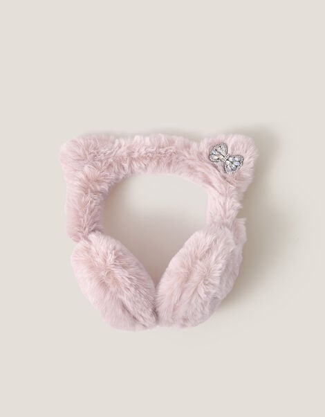 Fluffy Cat Earmuffs, , large