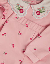 Baby Mon Cheri Top & Joggers Set, Pink (PINK), large