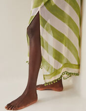 Sorcha Chevron Stripe Kaftan Dress, , large