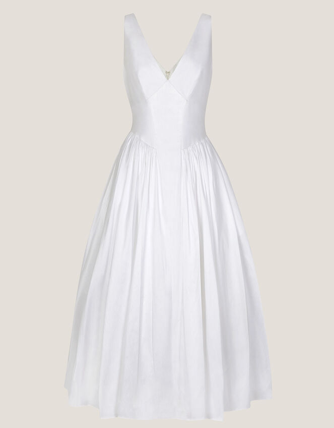 Colette Midi Wedding Dress, Ivory (IVORY), large